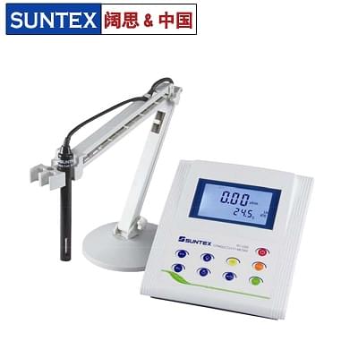 SUNTEX實驗室微電腦電導率儀SC-2300高精度在線電導計測試儀