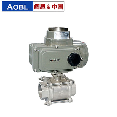 電動(dòng)絲扣球閥，三片式絲扣球閥，防爆電動(dòng)絲扣球閥，不銹鋼電動(dòng)絲扣球閥-上海闊思電子有限公司官網(wǎng)